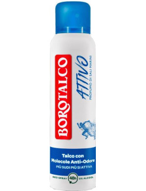 Borotalco Deo Spray Active Blu ml.150