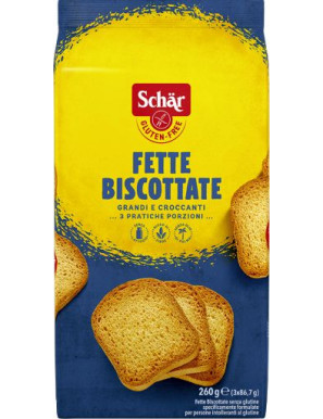 Schar Fette Biscottate gr.260 Senza Glutine