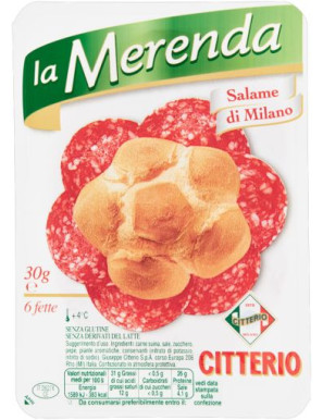 Citterio La Merenda Salame Milano gr.30