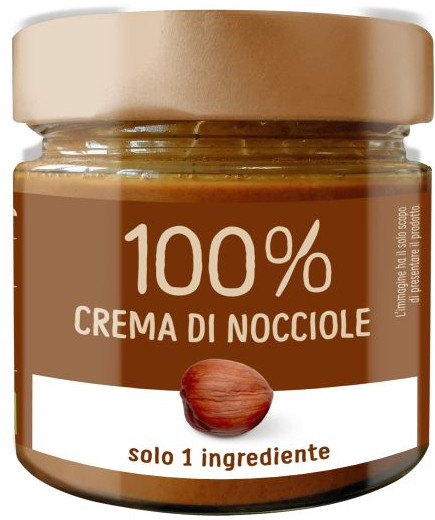 EUROCOMPANY CREMA DI NOCCIOLEPELATE TOSTATE BIO 100% GR.175