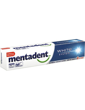 Mentadent Dentifricio White System l.75