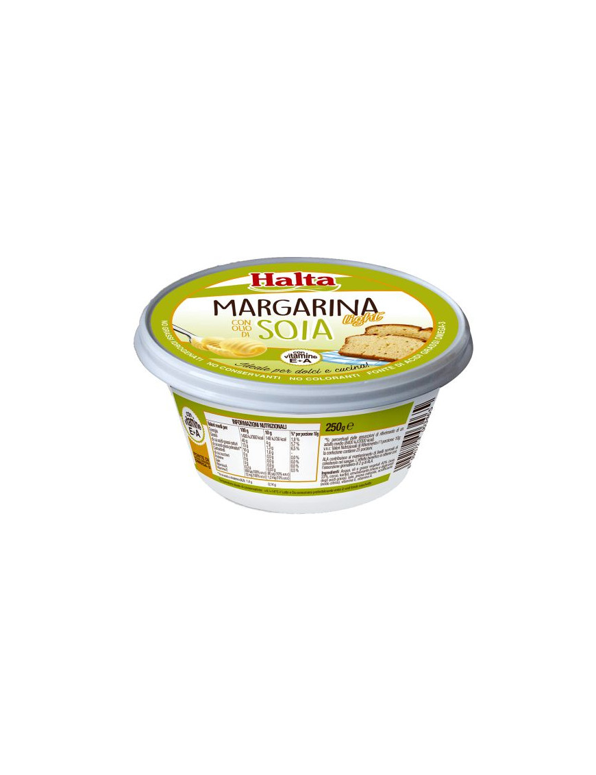 HALTA MARGARINA LIGHT G.250 CON OLIO DI SOIA