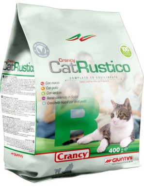 Crancy Snack Rustico Croccantini Gatto Manzo, Verdure e Pollo gr.400