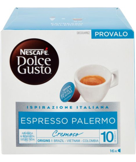 NESCAFE' DOLCE GUSTO ESPRESSO PALERMO 16CPS