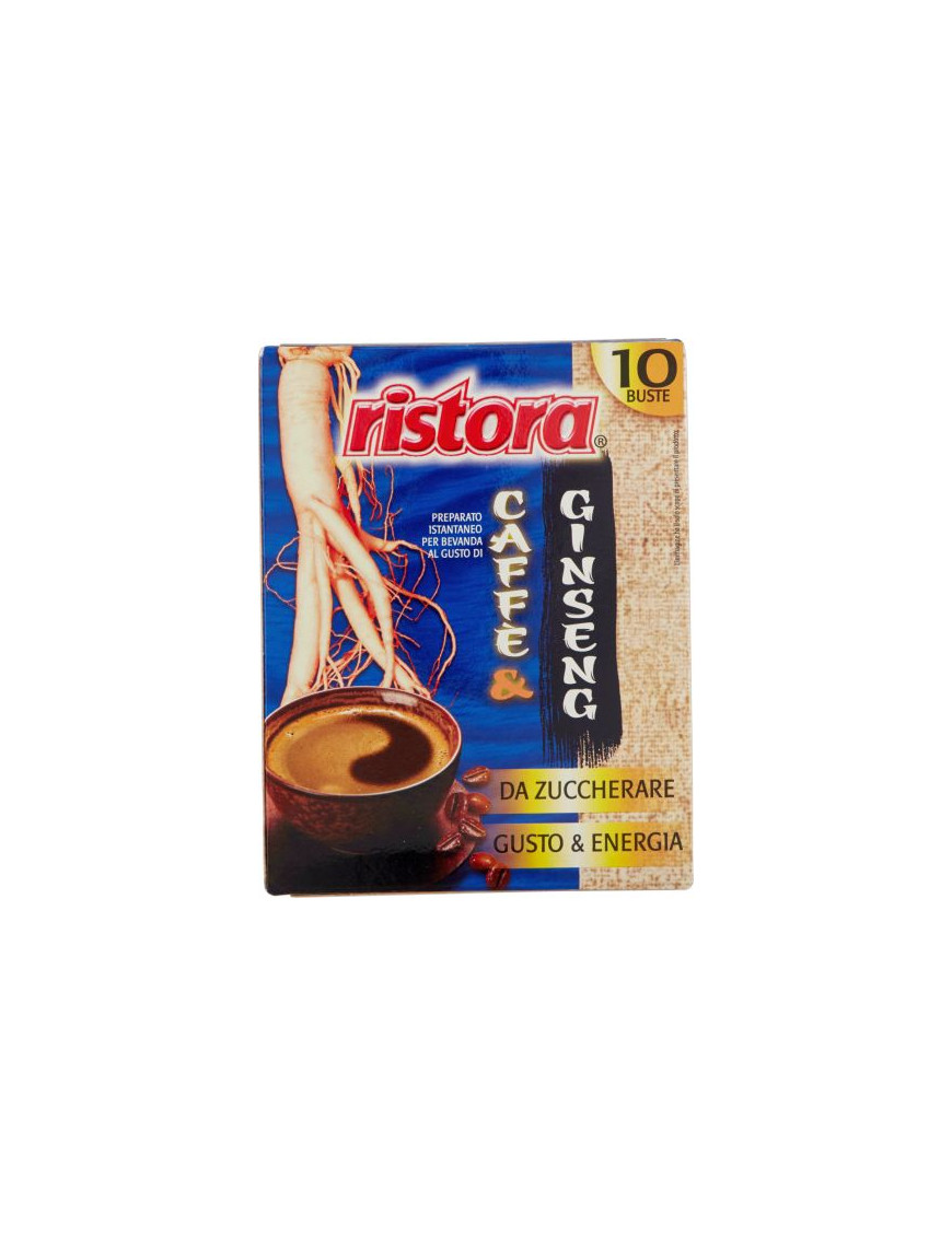 RISTORA CAFFE'GINSENG GR70STICK DA GR 10X7 DA ZUCCHERARE