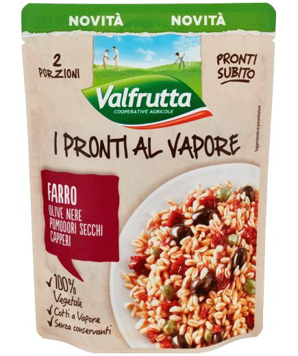 VALFRUTTA I PRONTI AL VAPORE FARRO 220 GR.