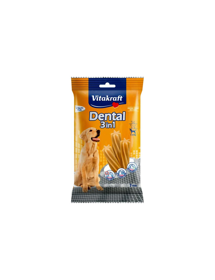 VITAKRAFT DENTAL 3IN 1 MEDIUM                          -DOG