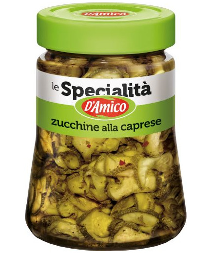 D'AMICO ZUCCHINE CAPRESE IN OLIO EX.VERG.  G.290