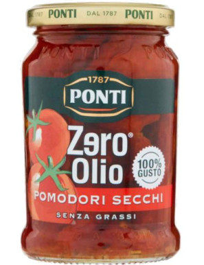 PONTI POMODORI SECCHI GR 300 ZERO OLIO