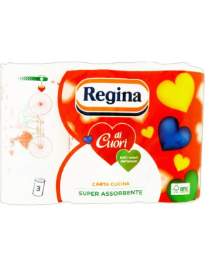 Regina Asciugatutto X3 Di Cuori 2 Veli