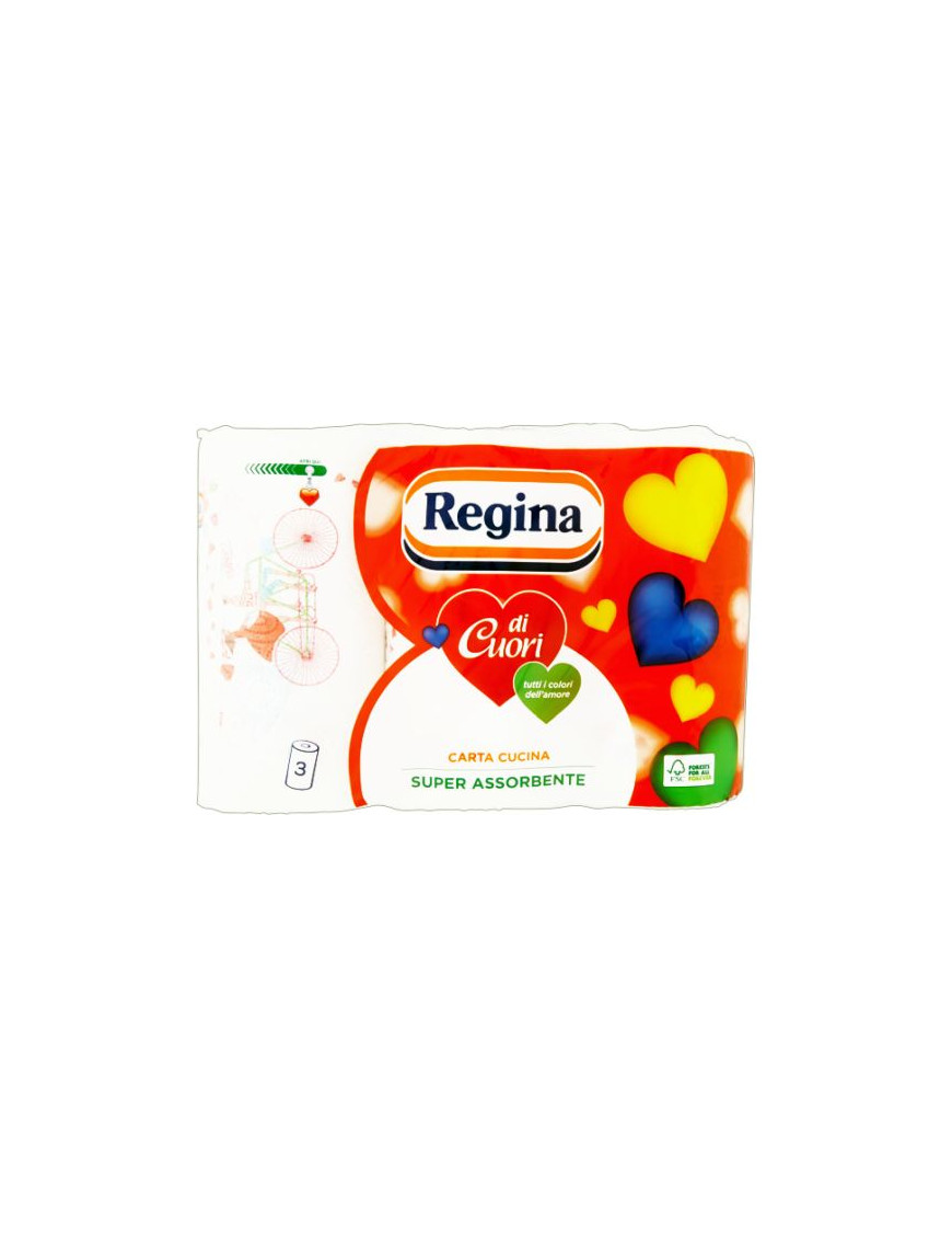 Regina Asciugatutto X3 Di Cuori 2 Veli