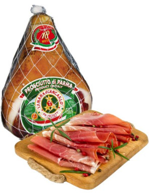 TANARA PROSC.CRUDO PARMA DOP S/OSSO KG.8 STAG.18M(CT.X2PZ)