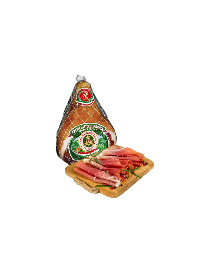 TANARA PROSC.CRUDO PARMA DOP S/OSSO KG.8 STAG.18M(CT.X2PZ)