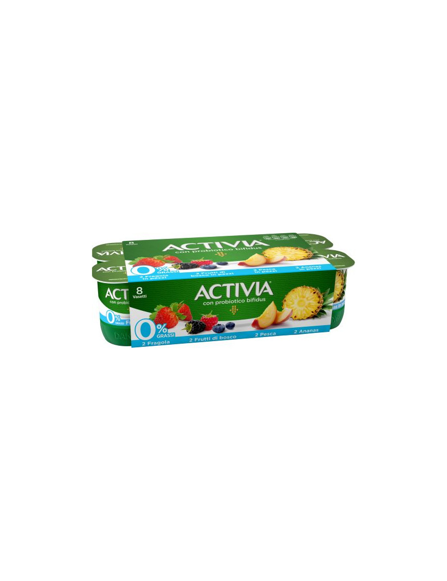 DANONE ACTIVIA ZERO G.125 X8MIX ANA-KIWI-FRAG-BIAN CER