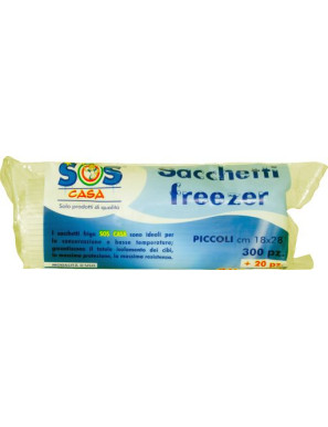 SOS CASA SACCHETTI FREEZER ROLL 18X28 X320 PZ.