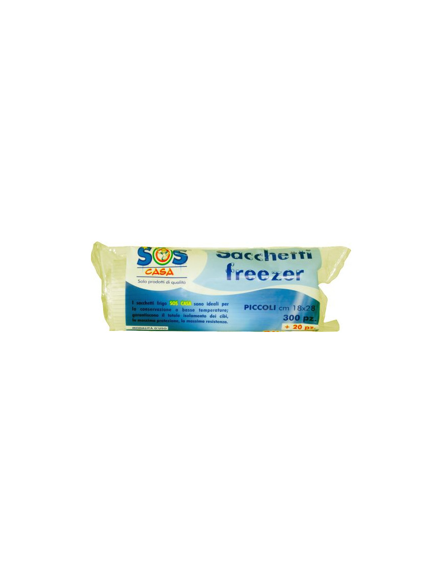 SOS CASA SACCHETTI FREEZER ROLL 18X28 X320 PZ.