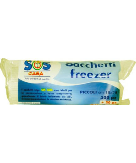 SOS CASA SACCHETTI FREEZER ROLL 18X28 X320 PZ.