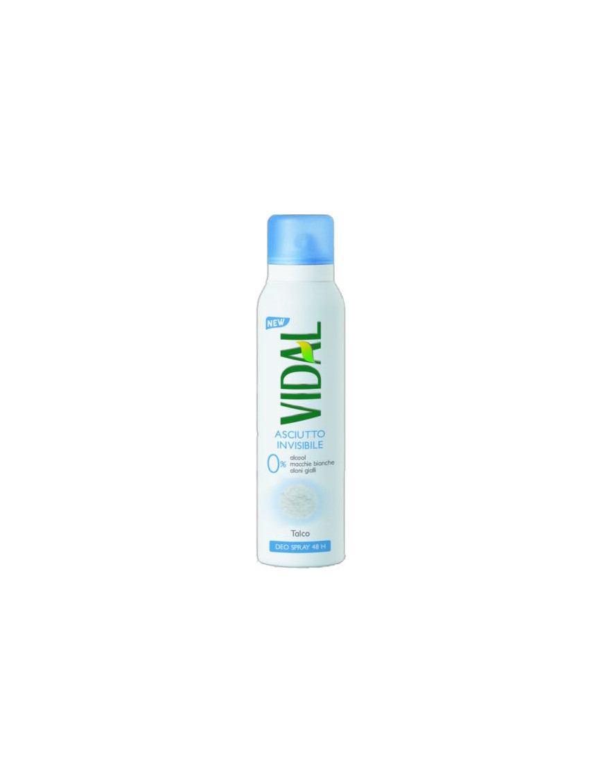 VIDAL DEO SPRAY ML.150 TALCO