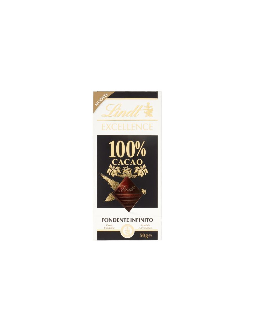 LINDT TAV. EXCELL. G.50 100% CACAO