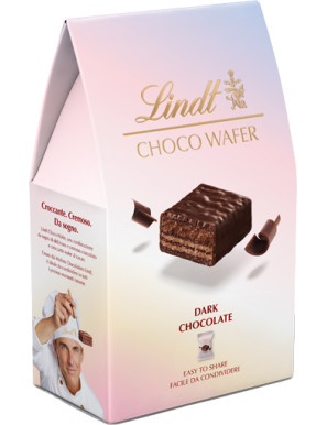 LINDT BAG CHOCO WAFER DARKCHOCOLATE GR.130