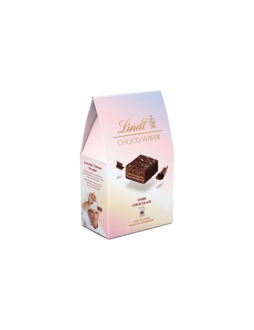 LINDT BAG CHOCO WAFER DARKCHOCOLATE GR.130