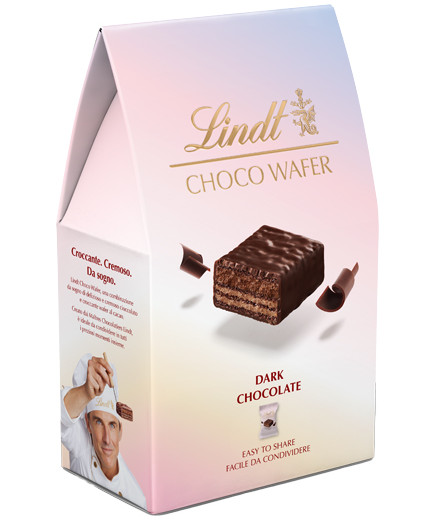 LINDT BAG CHOCO WAFER DARKCHOCOLATE GR.130