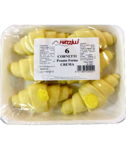 MAZZILLI CORNETTI CREMA PR/FORNO X 6 GR 510 ***