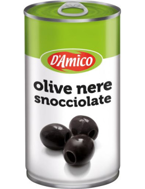 D'AMICO OLIVE NERE SNOCCIOLATE IN SALAMOIA G.350 LATTA