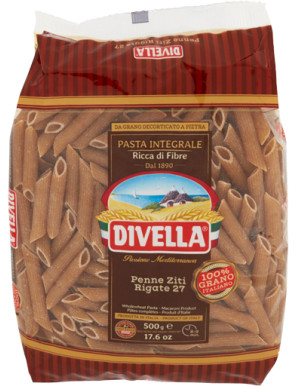 DIVELLA PENNE ZITI RIGATE INTEGRALI G.500