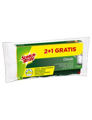 SCOTCH/BRITE SPUGNA VEGETALE X2+1 OMAGGIO