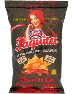 PATA PAQUITA TORTILLA EXTREME CHILI G.200