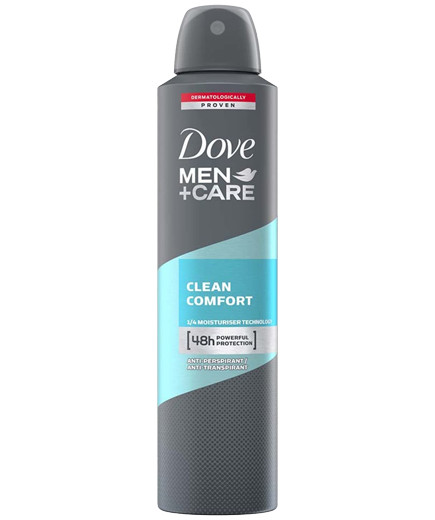 DOVE DEO SPRAY MEN CLEAN COMFORT ML.250