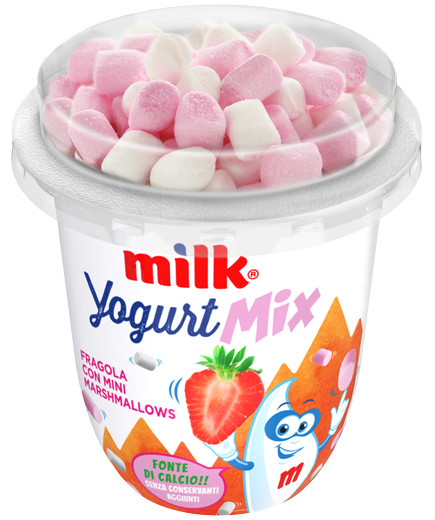 MILK FOR KIDS YOGURT FRAGOLACON MINI MARSHMALLOWS GR.110