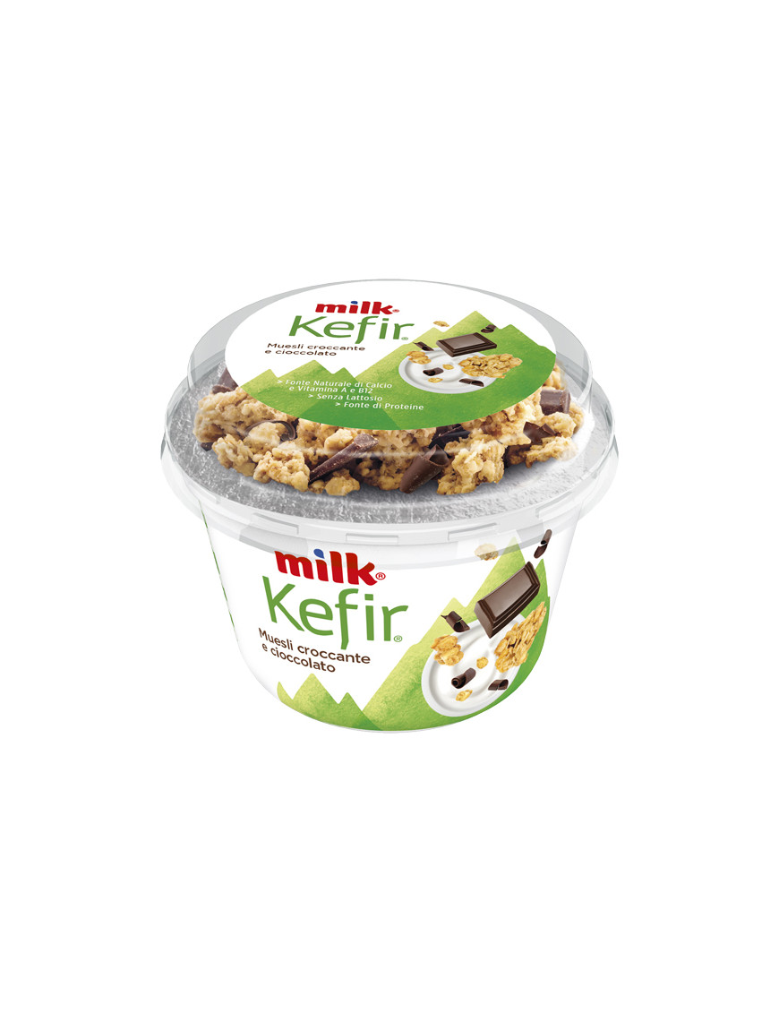 MILK KEFIR MIX BIANCO C/MUESLIE CIOCCOLATO GR.160