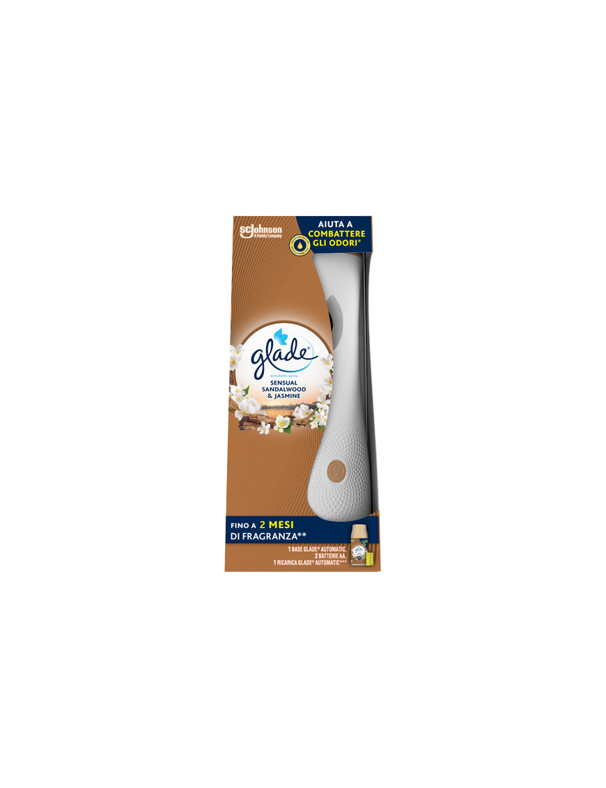 GLADE AUTOMATIC SPRAY BASE SENSUAL SANDALO&JASMINE