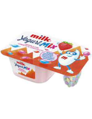 MILK FOR KIDS YOGURT FRAGOLACON CONFETTI CIOCCOLATO G.110