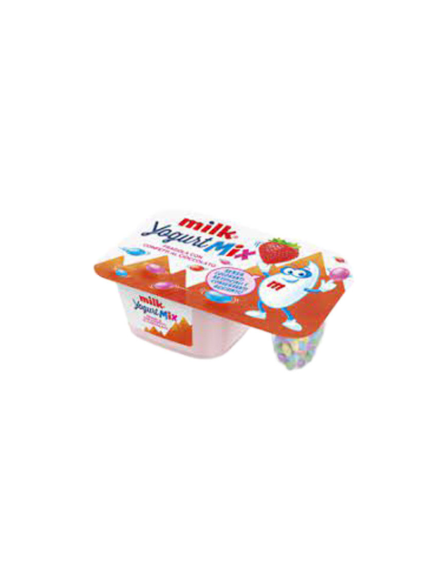 MILK FOR KIDS YOGURT FRAGOLACON CONFETTI CIOCCOLATO G.110