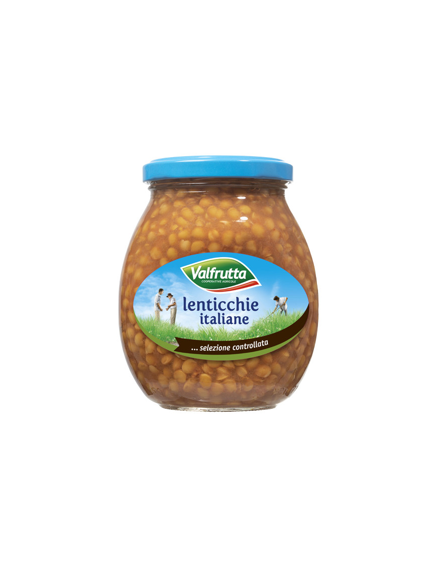 VALFRUTTA LENTICCHIE IN VASO VETRO GR.360