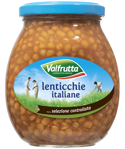 VALFRUTTA LENTICCHIE IN VASO VETRO GR.360