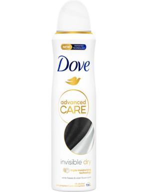 DOVE DEO SPRAY ADVANCED CARE INVISIBLE DRY ML.150