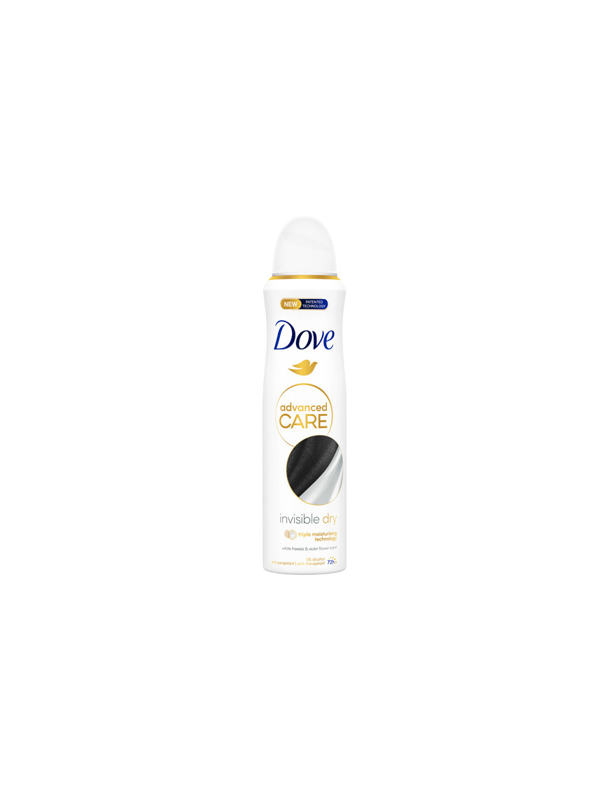 DOVE DEO SPRAY ADVANCED CARE INVISIBLE DRY ML.150