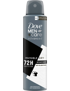 DOVE DEO SPRAY MEN ADVANCED CARE INVISIBLE DRY ML.150