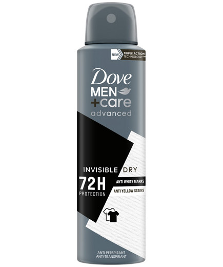 DOVE DEO SPRAY MEN ADVANCED CARE INVISIBLE DRY ML.150