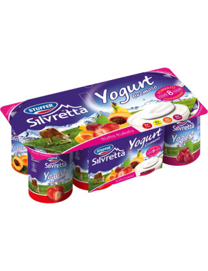 STUFFER YOGURT CREMOSO CON FRUTTA FRULLATA G.125X8