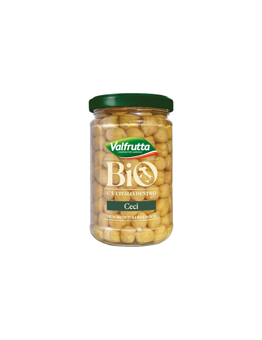 VALFRUTTA CECI BIO VASO VETRO360 GR.