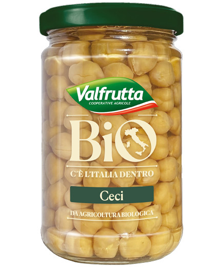 VALFRUTTA CECI BIO VASO VETRO360 GR.