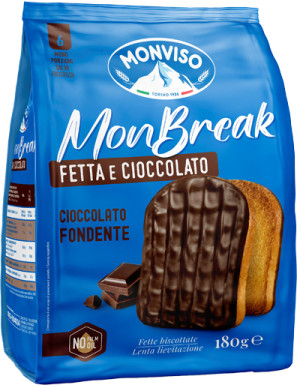 MONVISO MONBREAK FETTE E CIOCCOLATO FONDENTE G.180