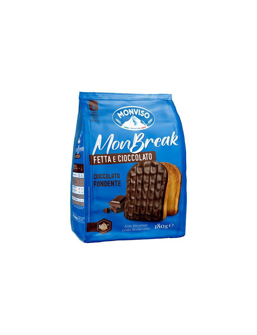 MONVISO MONBREAK FETTE E CIOCCOLATO FONDENTE G.180