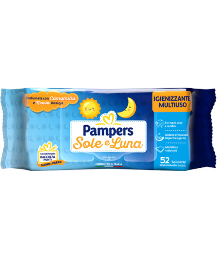 PAMPERS SOLE&LUNA SALVIETTINE IGIENIZZANTE X 52