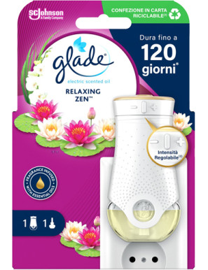 GLADE LIQUIDO ELETTRICO ESSENTIAL OIL BASE RELAXING ZEN